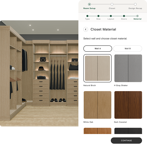 3D configurator interface